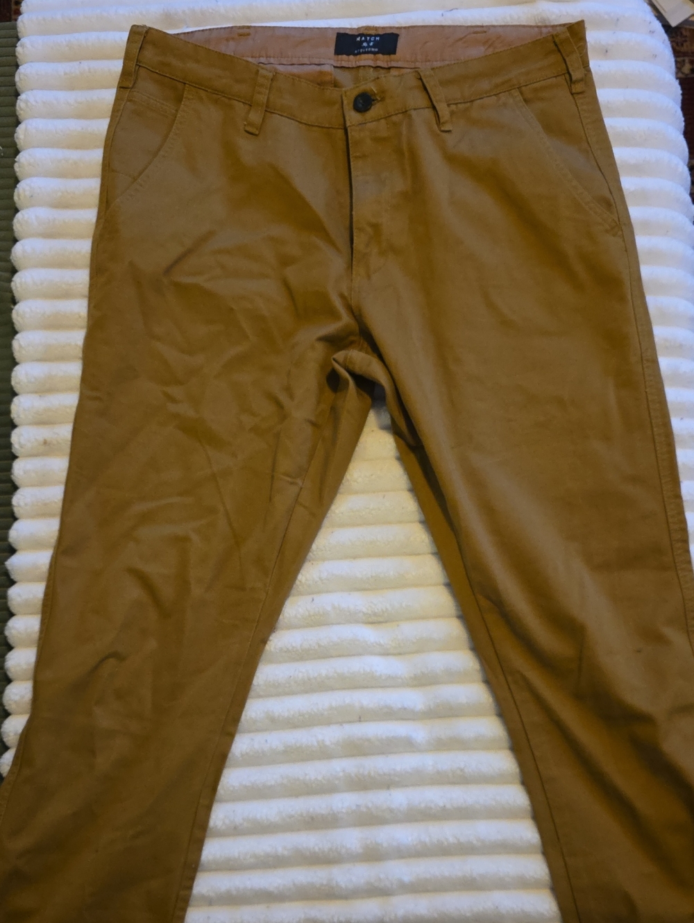 Match Men's Chino Pants in Brown